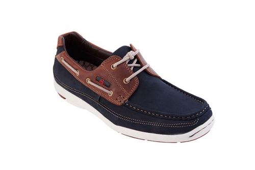 Caba Navy with Brown